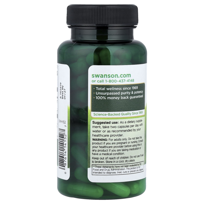 Wild Yam Root, 500 mg, Swanson, 100 capsule SWH152 [3]