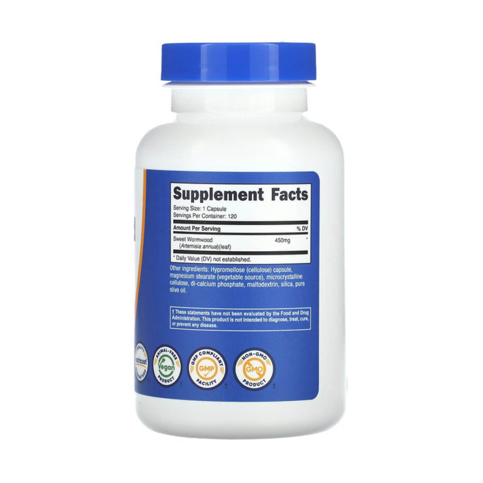 Wormwood, 450 mg, Nutricost, 120 capsule [2]