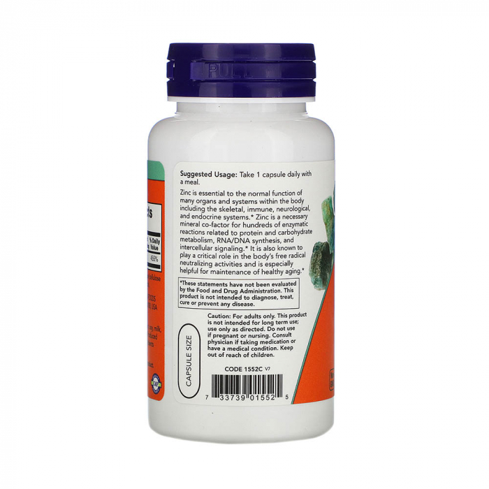 Zinc Picolinate 50mg now foods [3]