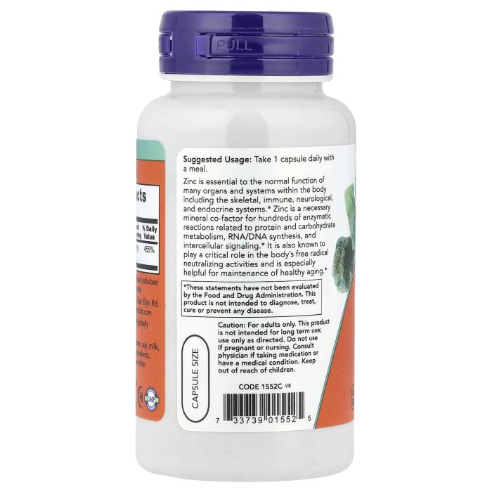 Zinc Picolinate 50mg now foods [3]