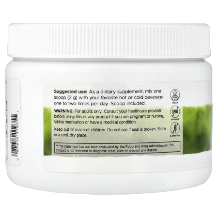 100% Organic Lions Mane Mushroom Powder, Swanson, 120g SW1975 [2]