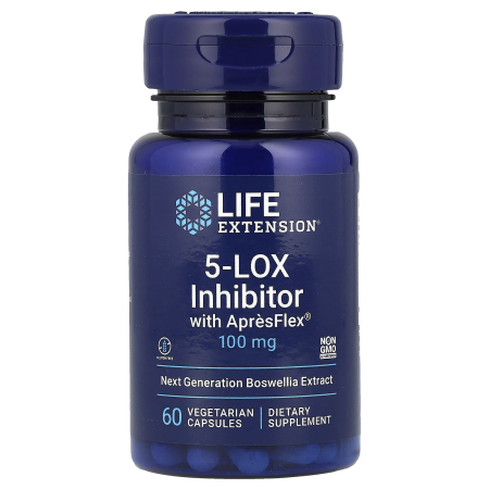 Life Extension - 5-LOX Inhibitor with ApresFlex, 100 mg, Life Extension, 60 capsules