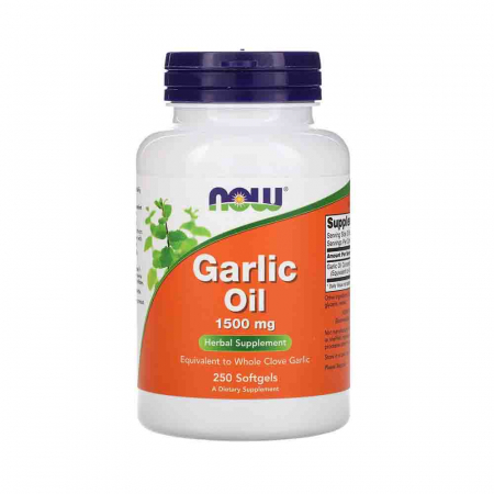 Suplimente de la A la Z - garlic-oil-ulei-de-usturoi-now-foods