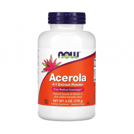 Acid ascorbic - acerola-extract-powder-now-foods
