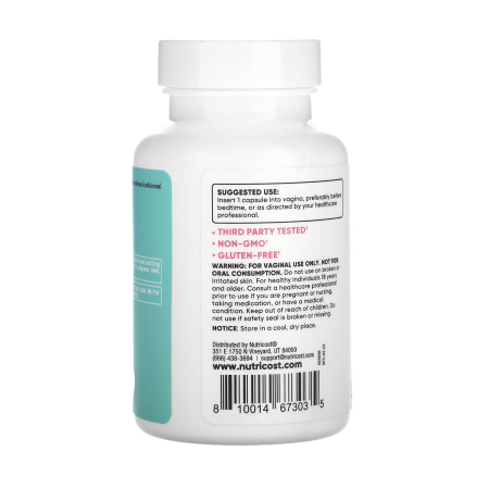 Acid Boric, Supozitor Vaginal, 600 mg, Nutricost, 30 capsule [2]