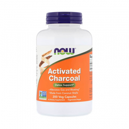Activated Charcoal (Carbune Activ), Now Foods, 200 capsule