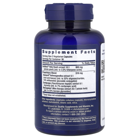 Adrenal Energy Formula, Life Extension, 60 capsules [1]