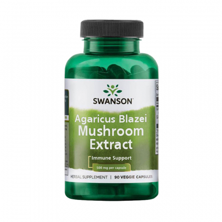 Agaricus Blazei Mushroom Extract, 500 mg, Swanson, 90 capsule SWH122