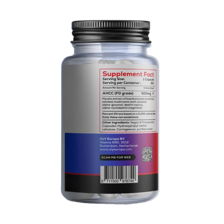 AHCC, 500 mg, OLY, 60 capsules [1]