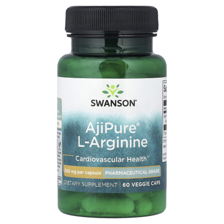 SANATATEA CREIERULUI - ajipure-arginine-500mg-swanson