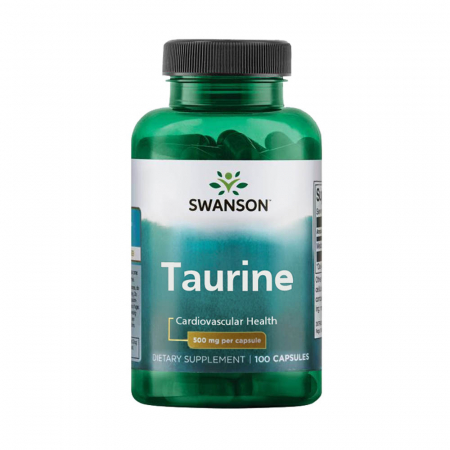 Taurine, 500 mg, Swanson, 100 capsule SW827