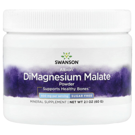 SANATATEA CREIERULUI - albion-dimagnesium-malate-powder-swanson