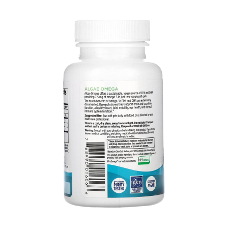 Algae Omega, Nordic Naturals, 60 softgels [4]