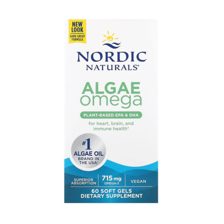 Nordic Naturals - Algae Omega, Nordic Naturals, 60 softgels