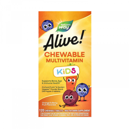VITAMINE - alive-kids-chewable-multivitamin-natures-way
