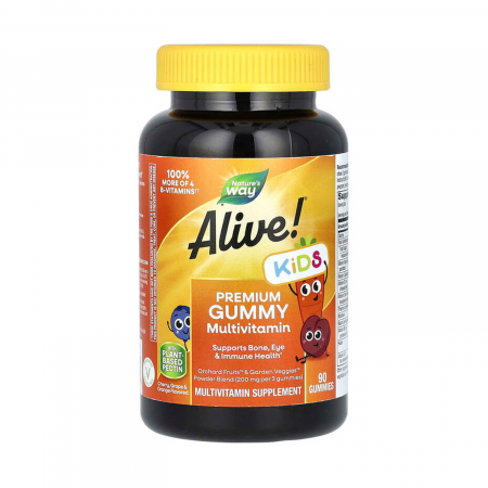 SANATATEA COPIILOR - alive-kids-premium-gummy-multivitamin-natures-way