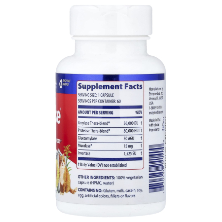 Allerase, Enzymedica, 60 capsule [1]