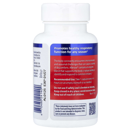 Allerase, Enzymedica, 60 capsule [2]