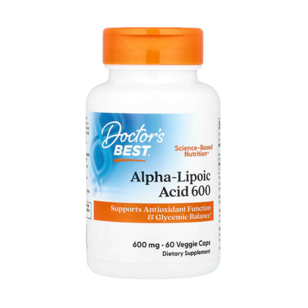 Doctor's Best - Alpha-Lipoic Acid 600, 600 mg, Doctor's Best, 60 capsule