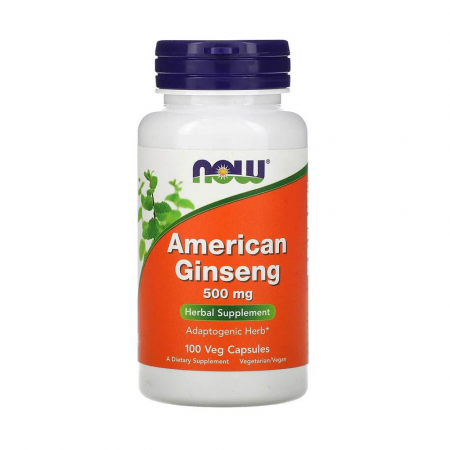 American Ginseng, 500mg , Now Foods, 100 capsule