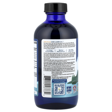 Arctic-D Cod Liver Oil, Lemon, Nordic Naturals, 237 ml [2]