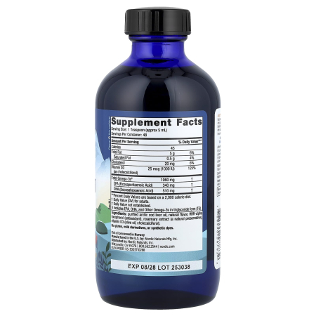 Arctic-D Cod Liver Oil, Lemon, Nordic Naturals, 237 ml [1]