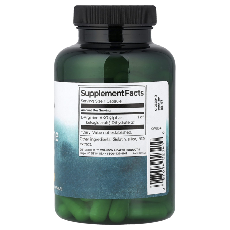 Arginine AKG, 1000 mg, Swanson, 90 capsule SWU341 [1]