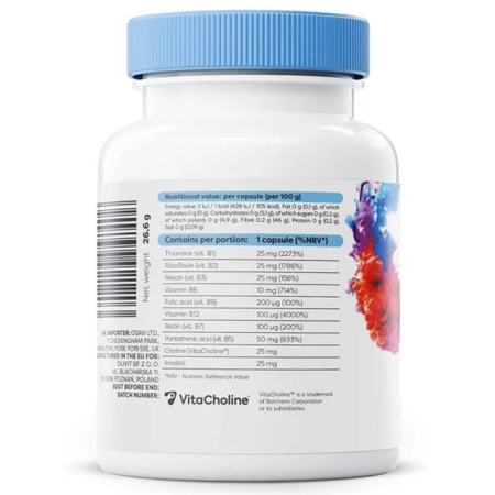 B-Complex with Choline & Inositol, Osavi, 60 capsule [2]