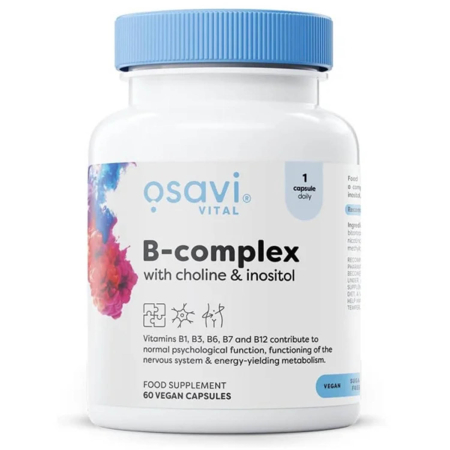 Osavi - B-Complex with Choline & Inositol, Osavi, 60 capsule