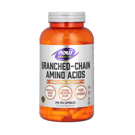 Now Foods - BCAA Branched-Chain Amino Acids, NOW Foods, 240 capsules