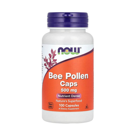 Now Foods - Bee Pollen Caps, 500 mg, NOW Foods, 100 capsules