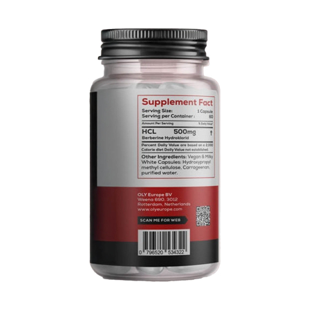 Berberine, 500 mg, Oly, 60 capsules [1]