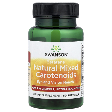 Swanson - Betatene Natural Mixed Carotenoids, Swanson, 60 softgels SWU1014