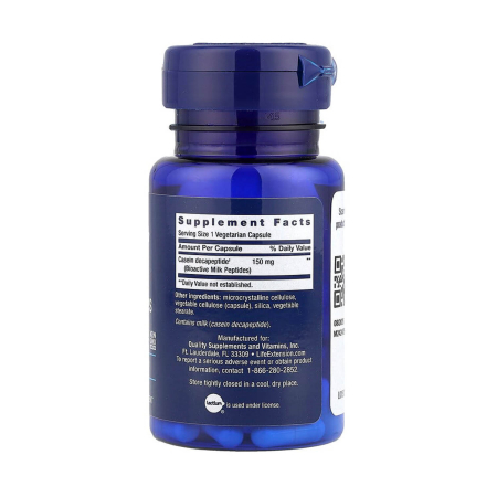 Bioactive Milk Peptides, Life Extension, 30 capsule [1]