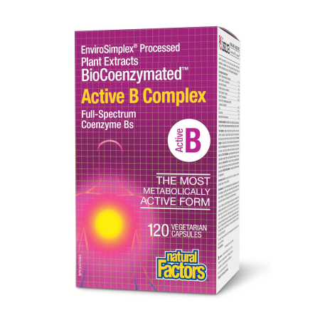 Vitamin B12 - biocoenzymated-active-b-complex-natural-factors