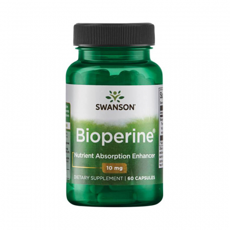 BioPerine (Extract de Piper Negru), 10mg, Swanson, 60 capsule SWU308
