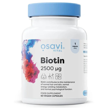 Osavi - Biotin, 2500 mcg, Osavi, 60 capsule