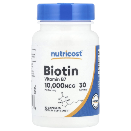 Biotina (Vitamina B7) - biotin-nutricost