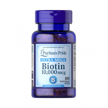 SANATATEA PIELII - biotin-puritans-pride