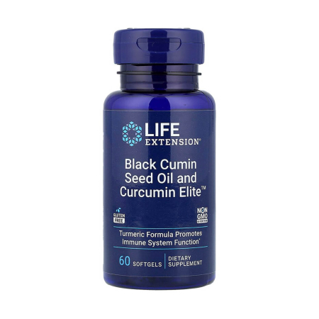 Life Extension - Black Cumin Seed Oil and Curcumin Elite, Life Extension, 60 softgels