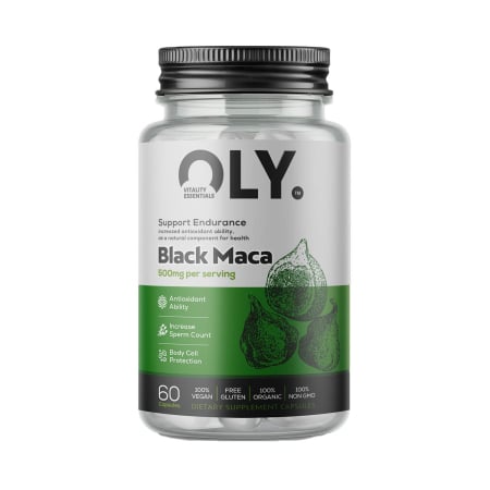 OLY - Black Maca, 500 mg, Oly, 60 capsules