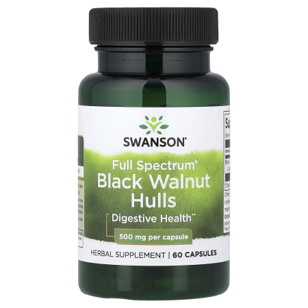 DETOXIFIERE SI SLABIRE - black-walnut-hulls-500mg-swanson
