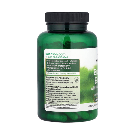 Broccoli Extract with Glucosinolates, 600 mg, Swanson, 120 capsules [2]