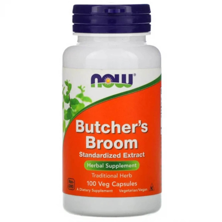 Butcher's Broom - butchers-broom-100mg-now-foods