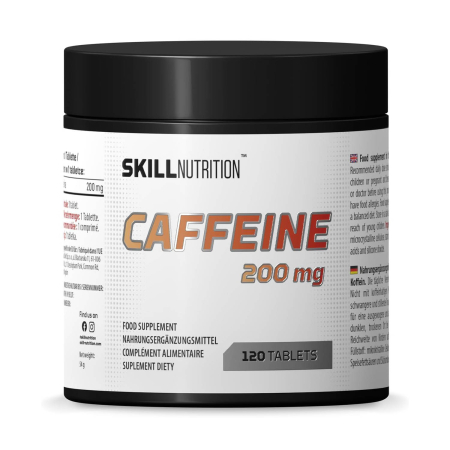 Skill Nutrition - Caffeine, 200 mg, Skill Nutrition, 120 tablete