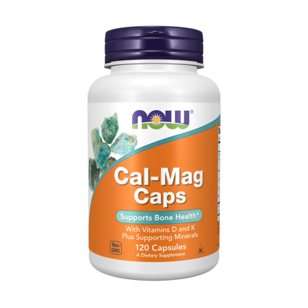 Now Foods - Cal-Mag Caps with Trace Minerals and Vitamin D, NOW Foods, 120 capsules