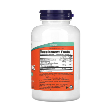 Cal-Mag DK, NOW Foods, 180 capsule [1]