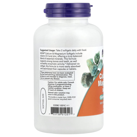 Calcium & Magnesium, with Vitamin D-3 and Zinc [2]