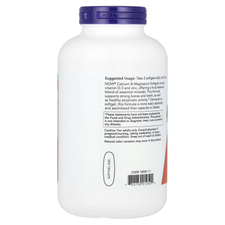 Calcium & Magnesium, with Vitamin D-3 and Zinc [2]
