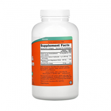 Calcium & Magnesium, with Vitamin D-3 and Zinc [2]